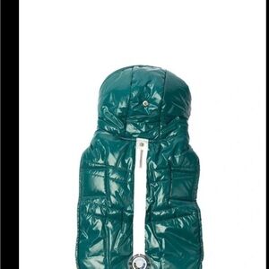 Dog Green Puffer Jacket